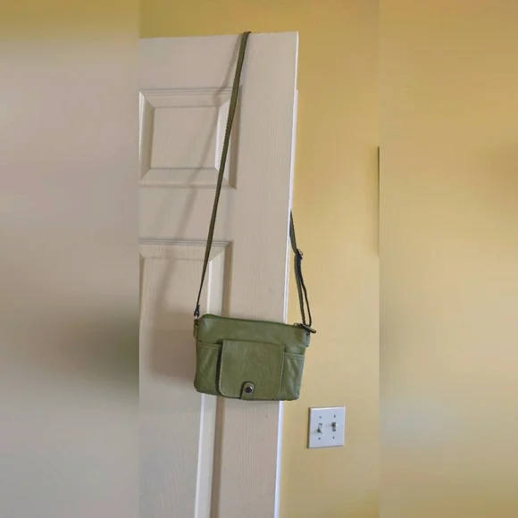 Olive Green Crossbody Bag - Picture 2 of 12